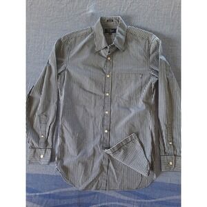 J.Crew Thompson Shirtings Mens Small Slim Fit Gingham Button Down Shirt A0961